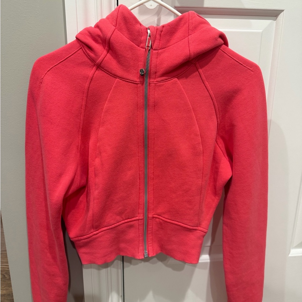 Lululemon Full Zip Cropped Scuba Hoodie